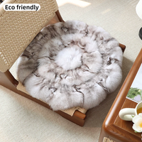 Coussin de luxe en fourrure de renard véritable pour siège de voiture, canapé, décoration intérieure - Chambre, salon, canapé-lit