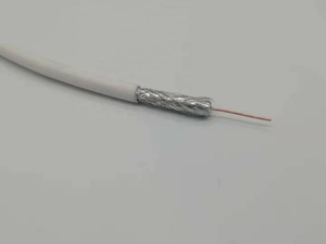 Hochwertiges Weiß-Schwarzes PVC-Mantel HD <span class=keywords><strong>CCTV</strong></span>-Kamera Koaxialkabel SYWV 75-7-4P RG6 RG6/U für TV CATV Satellit - Product Image 4