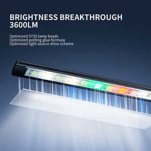 Yee 6Mm Ultradunne Full Spectrum Aquarium Verlichting Aquarium Aquarium Led Licht Waterdichte Rif Lichten - Product Image 5