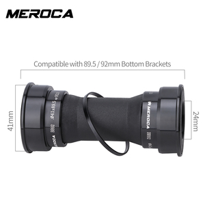 Soporte Inferior de Presión MEROCA 89.5/92mm con Rodamientos BB de 41mm de Diámetro Interior Compatible con Bicicletas de Montaña <span class=keywords><strong>Shimano</strong></span> - Product Image 4