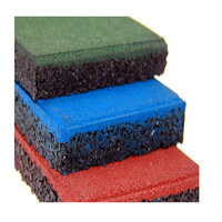 China Outdoor 15mm Bodenschutz-Gummimatte Gummibodenplatten Gummipflastersteine