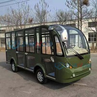 Mini-bus électrique urbain 11 places Zhenda Factory Outlet, batterie lithium, moteur AC 7,5 kW, 4500 mm, temps de recharge 7-9h, véhicule de tourisme
