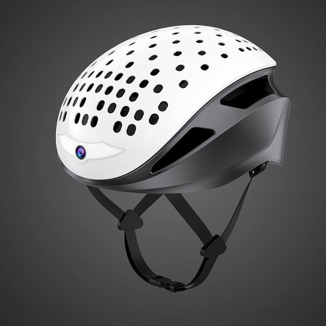 4K Smart Bicycle Helmet AI Collision Detection Mesh Group Intercom GPS Recording Cycling Safety Helmet