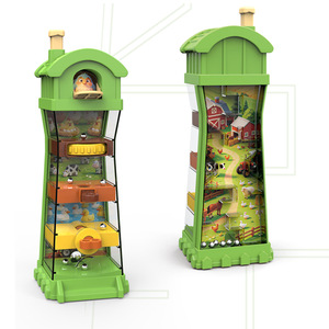 Farm Adventure Puzzle Tower CJ8838-1A Juego de laberinto de bolas de acero para niños de 5 a 7 años, juguete educativo unisex - Product Image 2