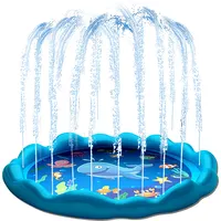 Piscina gonfiabile per irrigatori da cortile da 60 ''per giochi d'acqua per bambini e uso del nuoto