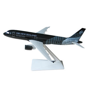 Modèle d'avion en plastique Tongde <span class=keywords><strong>A320</strong></span> à l'échelle 1:200, livrée de la compagnie aérienne Air New Zealand, longueur de 18,8 cm, impression personnalisable - Product Image 1