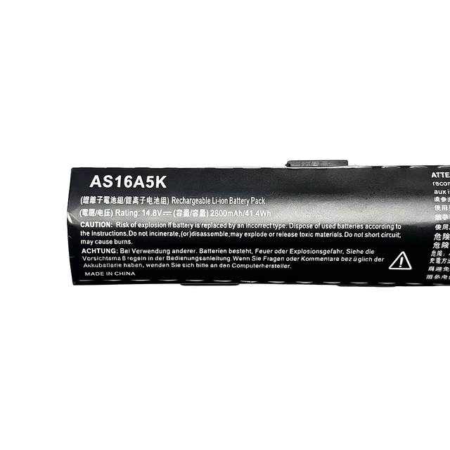 New Genuine Original AS16A5K 14.8V 41.4Wh Laptop Battery for Acer E5-475G 523G 553G 575G 774G AS16A7K AS16A8K Notebook