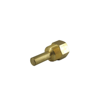 Sensor Suhu Thermowell Kuningan 1/2" NPT Industri OEM/ODM Berperingkat IP65 Resolusi 0.2 Merek HI-TEK Garansi 1 Tahun