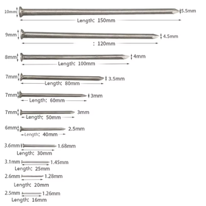 Yüksek kaliteli pürüzsüz düz kap kafa dekoratif demir tırnak galvanizli şerit marangozluk inşaat tırnak karton paketlenmiş beton çivisi - Product Image 5