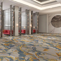 Tapis sur mesure de haute qualité fabriqués à la machine, ignifuges, pour restaurants, salles de banquet, tapis en nylon imprimé