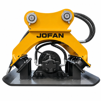 Compacteur vibrant hydraulique pour mini-excavatrice de 3 à 5 tonnes, idéal pour les projets de terrassement à petite échelle