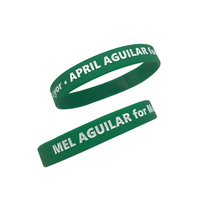 Bracelet en silicone sport tendance, logo personnalisé en creux avec couleur de remplissage, bracelet en silicone pas cher