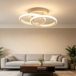 Lampadario a <span class=keywords><strong>LED</strong></span> da Soffitto per Soggiorno, Luce Moderna da Soffitto per Cucina e Sala da Pranzo - Product Image 3