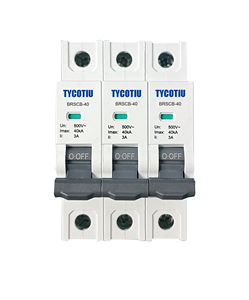 BRSCB-40 matériel électrique de secours spécial en plastique durable de parafoudre de la <span class=keywords><strong>classe</strong></span> II SPD 40kA SCB 3P - Product Image 1