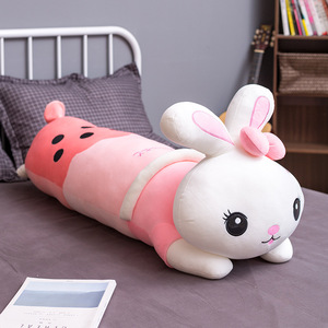 Lapin <span class=keywords><strong>Smiley</strong></span> Boba thé au lait peluches oreiller en peluche Squishy Boba peluche style rond classique peluche jouets en forme de tasse fruits - Product Image 5