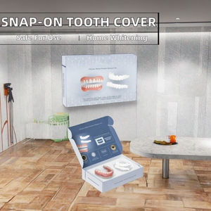 Accessoires de blanchiment des dents en silicone <span class=keywords><strong>naturel</strong></span>, fausses dents à clipser, plaquettes dentaires non toxiques pour usage domestique, pour hommes et femmes - Product Image 2