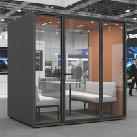 Cabine acoustique moderne pour salle de réunion, mobilier de bureau, pod de bureau intérieur, cabine insonorisée préfabriquée