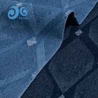 Tissu Denim Jacquard Géométrique Diamant 1024E Grand Losange Argyle Teint en Stock pour Garçons Filles Hommes Femmes Mode Moderne