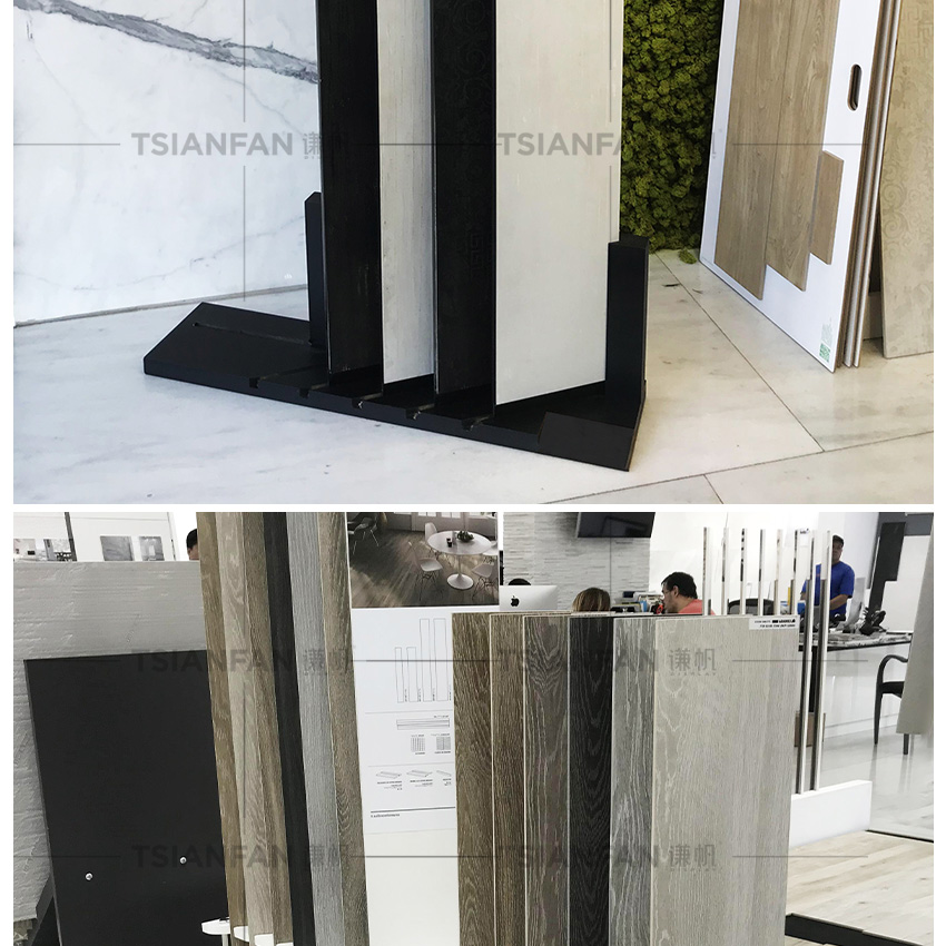 Estante de exhibición de madera maciza para suelos de madera maciza, para exhibición de suelos de madera maciza, de roble, para sala de exposición, gran oferta