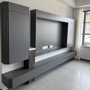 Meuble <span class=keywords><strong>TV</strong></span> 3-en-1 personnalisé + rangement + présentoir, solution gain de place pour toute la maison - Product Image 1
