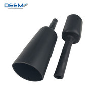 Tube thermorétractable flexible en PE 6:1, ignifuge, résistant aux intempéries, pour l'étanchéité de grands faisceaux de câbles, à paroi épaisse et à rétrécissement élevé 6X
