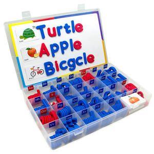 Lettres magnétiques en matériau EVA éducatif, 208 pièces avec tableau magnétique pour les enfants d'âge préscolaire, jouets d'apprentissage de l'<span class=keywords><strong>orthographe</strong></span> pour les tout-petits - Product Image 6