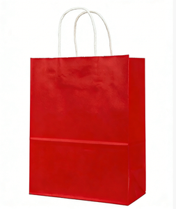 Bolsas de Compra de Papel Kraft Azul Rey a la Moda para Boutique, Cafetería, Librería, Bolsa de Papel Kraft para Empaque - Product Image 2