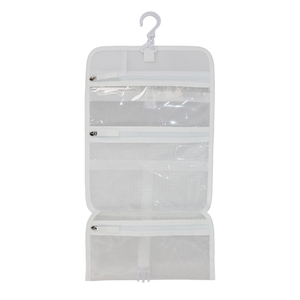 Bolsa de Viaje Transparente con Cierre y Gancho para Colgar, Personalizable con Logotipo, de EVA, para Mujer, para Cosméticos - Product Image 1