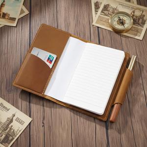 Real Leather Embossed Promotional Notebook Cover Travel <b>Journal</b> Diary Original Handmade Modern in Stock Portable - Product Image 4