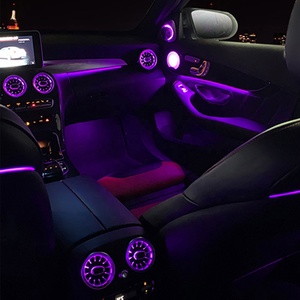 Ventilación de Aire Tipo Turbina Clase C <span class=keywords><strong>W205</strong></span> con Luz Ambiental de 64 Colores y Altavoz Giratorio 3D para <span class=keywords><strong>Mercedes</strong></span>-Benz GLC X253 - Product Image 6