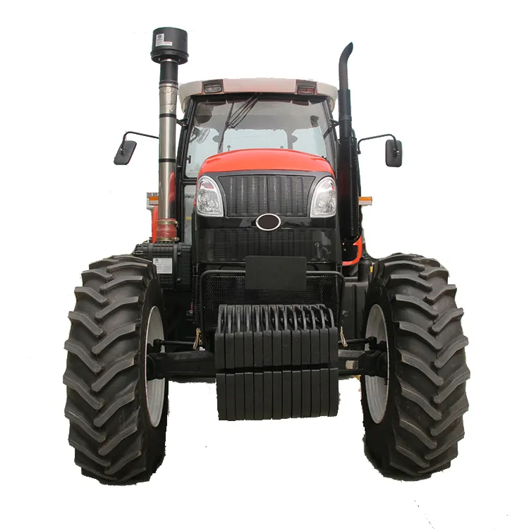En ucuz büyük boy Kubuta 4X4 tekerlekli sürücü tarım çiftliği 270 beygir gücü basit çiftlik traktörü