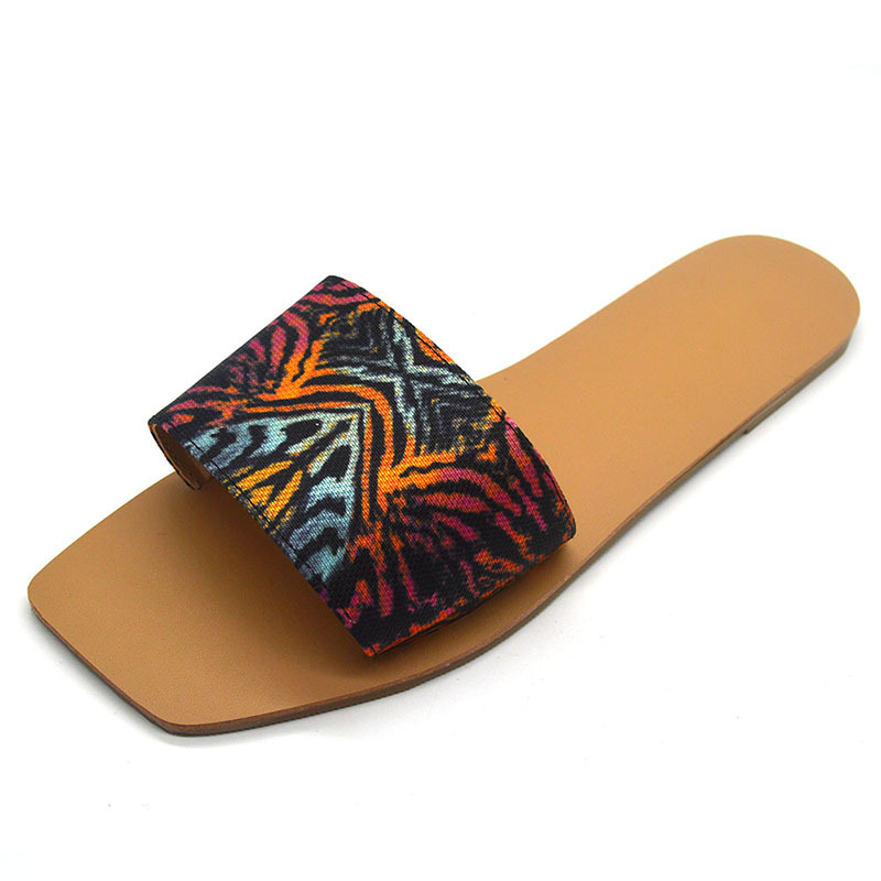 Fashion Outdoor Women Slippers Sandals PVC Holiday Trend Non-slip Flat Shoes
