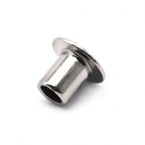Rivets semi-tubulaires mâles et femelles en acier inoxydable 304, finition brillante, certifiés ISO 9001, taille personnalisée, marque Saitong - Product Image 3