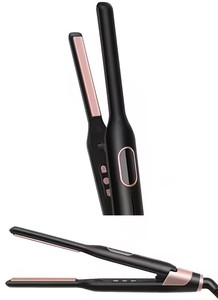 Mini plancha <span class=keywords><strong>de</strong></span> pelo y rizador 2 en 1 Popular, pantalla LCD, planchas planas cortas y pequeñas para rizos <span class=keywords><strong>de</strong></span> lana más finos, peinado para hombres - Product Image 5