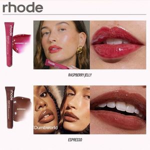 Set de Brillo y Aceite Labial de Color Haley <span class=keywords><strong>Rh</strong></span>/ode con Vitamina E y Manteca de Karité, Hidratante, No Mancha, Brillo Labial Rojo, Tamaño Regular - Product Image 6