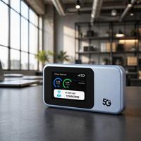 Versi AS Portable Pocket WiFi 6 Hotspot 300Mbps 4G LTE Router Nirkabel Berbagi Internet Perjalanan WiFi Mobile Luar Ruangan