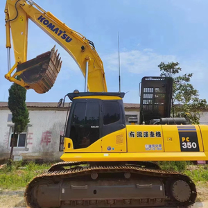 Excavadora Komatsu PC350 de segunda mano, máquina de 35 toneladas con caja de cambios de motor original y engranaje, precio con descuento, oferta por tiempo limitado en China - Product Image 1