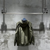 Veste coupe-vent à capuche CP Cross-Border Hiver 2025 Nouveau Style avec couche intérieure en maille pour extérieur, lentilles CP pour lunettes, col montant, Hommes Femmes