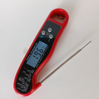 Termometer Daging Digital Instant Read IP67 Tahan Air dengan Layar LCD Akurasi 0.1 Pembuka Botol Magnetik untuk Memasak & BBQ