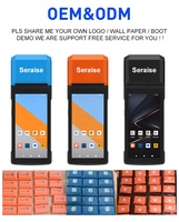 Best Handheld Rugged Android 13.0 POS Machine with QR Code Scanner 4G Cloud Android POS System All in One with Printer