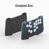 Manette de jeu Duelpad Zen16 Arcade Joystick Leverless Controller Hitbox pour PC, clavier de combat pour PS4/Switch/Steam, accessoires de jeu
