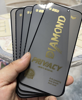 Protection d'écran en verre trempé anti-espion à découpe diamantée à prix réduit pour Samsung S26, verre trempé de confidentialité pour iPhone