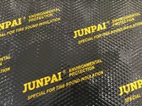 Jupai Selbstklebende Aluminiumfolie & Butylkautschuk 2mm Dicke Vollständige Auto-Schalldämmungsmatte mit 3-Jahres-Garantie