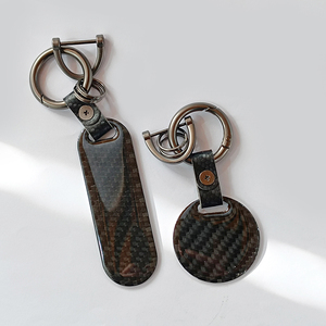 Fabbrica di alta qualità Logo personalizzato in fibra di carbonio portachiavi per auto uomo e <span class=keywords><strong>donna</strong></span> accessorio per auto <span class=keywords><strong>regalo</strong></span> con Logo personalizzato - Product Image 5