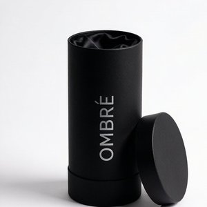 Best Seller All Black Custom Paper Tube Packaging Printed Cylinder <b>Round</b> <b>Box</b> for High-end Perfume Packaging Custom Manufacturer - Product Image 2