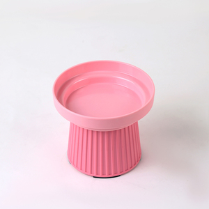 ชามอาหารสัตว์เลี้ยงแบบยกสูง ปลอดสาร BPA ทำจากเมลามีน ช่วยลดอาการปวดคอสำหรับแมว - Product Image 5