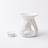 Brûleur d'encens en céramique bicolore de luxe, style chinois moderne, pour la maison, diffuseur d'huiles essentielles et d'arômes, idéal pour les senteurs de bois de santal et de jasmin