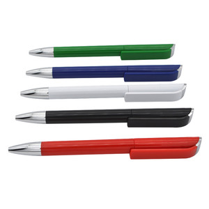 Stylo torsion en plastique impression personnalisée stylo à bille Logo avec logo personnalisé - Product Image 2