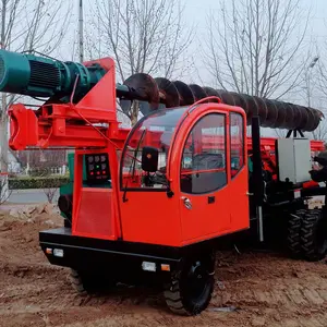 Driver Pile Helical Screw Pile Driver Hydraulic Track Machine Pile Driver 8 Ton