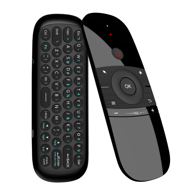 W1 2.4G BLE Wireless Air Flying Mouse Smart TV Remote Control Mini Wireless Keyboard